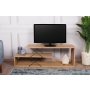 HANAH HOME TV polica Zigzag Oak - slika 2