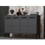 HANAH HOME TV polica Stria Anthracite - slika 4
