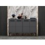 HANAH HOME TV polica Stria Anthracite - slika 2