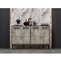 HANAH HOME TV polica Stria Anthracite Marble - slika 2