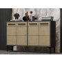 HANAH HOME TV polica Stria Anthracite Sapphire Oak - slika 4