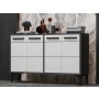 HANAH HOME TV polica Stria Anthracite White - slika 4