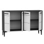 HANAH HOME TV polica Stria Anthracite White - slika 5