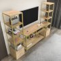 HANAH HOME TV polica Robbins Gold Oak - slika 4