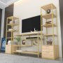 HANAH HOME TV polica Robbins Gold Oak - slika 5