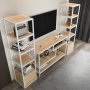 HANAH HOME TV polica Robbins White Oak - slika 4