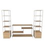 HANAH HOME TV polica Robbins White Oak - slika 1