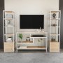 HANAH HOME TV polica Robbins White Oak - slika 2
