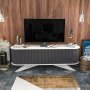 HANAH HOME TV polica Stor Anthracite White - slika 1
