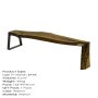 HANAH HOME TV polica Ugie Medium - slika 4