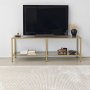 HANAH HOME TV polica Basic Dark Grey Gold - slika 3