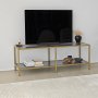 HANAH HOME TV polica Basic Dark Grey Gold - slika 5