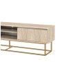 HANAH HOME TV polica Rodez 180 Traverten - slika 3