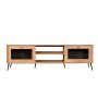 HANAH HOME TV polica Calvin 180 Glass - slika 1