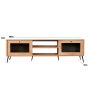 HANAH HOME TV polica Calvin 180 Glass - slika 5