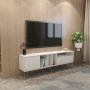 HANAH HOME TV polica Mistico (180) White Gold - slika 3