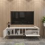 HANAH HOME TV polica Mistico (180) White Gold - slika 5