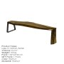 HANAH HOME TV polica Ugie Small - slika 4