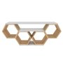 HANAH HOME TV polica Bal White Sonomo - slika 1