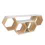 HANAH HOME TV polica Bal White Sonomo - slika 5