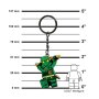 LEGO Ninjago emajlirani privezak za ključeve: Lojd - slika 3
