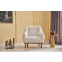 Atelier del Sofa Fotelja Rens Cream - slika 1