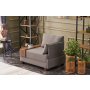 Atelier del Sofa Fotelja Fly Right Brown - slika 2