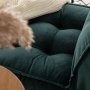 Atelier del Sofa Fotelja Mocca Petrol Green - slika 2