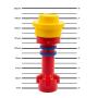 LEGO LEGO Iconic baterijska lampa: plavo-žuta - slika 4