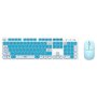 XO Bežična Tastatura i Miš KB-05 plava - slika 1