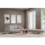 Atelier del Sofa Tabure Eti Oak Pouffe Grey - slika 3