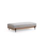 Atelier del Sofa Tabure Eti Oak Pouffe Grey - slika 1