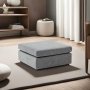 Atelier del Sofa Tabure Mottona Pouffe Grey - slika 1