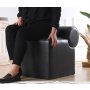 Atelier del Sofa Tabure Rohin Deri Puf Black - slika 2