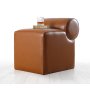 Atelier del Sofa Tabure Rohin Deri Puf Brown - slika 5
