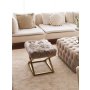 Atelier del Sofa Tabure Capraz Pelush Gold Brown - slika 5