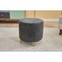 Atelier del Sofa Tabure Asmara Gabbana 3V 11 Anthracite Gold - slika 1