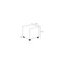 Atelier del Sofa Tabure Ranma Gabbana Anthracite Copper - slika 2