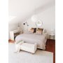 Atelier del Sofa Tabure Tedy Sandikli White - slika 1
