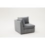 Atelier del Sofa Ugaona fotelja Mottona Corner Module Grey - slika 3