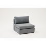 Atelier del Sofa Fotelja Mottona 1 Seat Module Grey - slika 2
