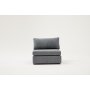 Atelier del Sofa Fotelja Mottona 1 Seat Module Grey - slika 1