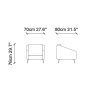 Atelier del Sofa Fotelja Jade - slika 4