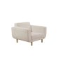 Atelier del Sofa Fotelja Larus Berjer Oak Cream - slika 2