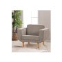 Atelier del Sofa Fotelja Larus Berjer Oak Grey - slika 1