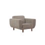 Atelier del Sofa Fotelja Larus Berjer Walnut Grey - slika 2
