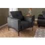 Atelier del Sofa Fotelja Mustang Anthracite - slika 2