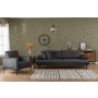 Atelier del Sofa Fotelja Mustang Anthracite - slika 3