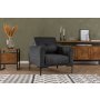Atelier del Sofa Fotelja Mustang Anthracite - slika 1