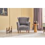 Atelier del Sofa Fotelja Lola Prestij Grey - slika 2